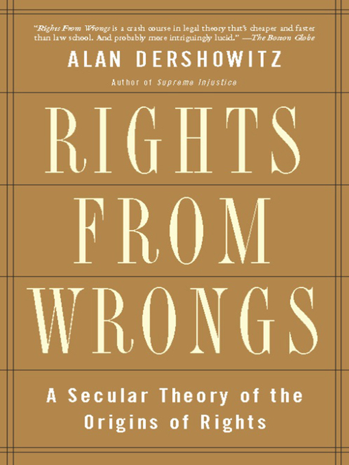 Cover image for Rights from Wrongs